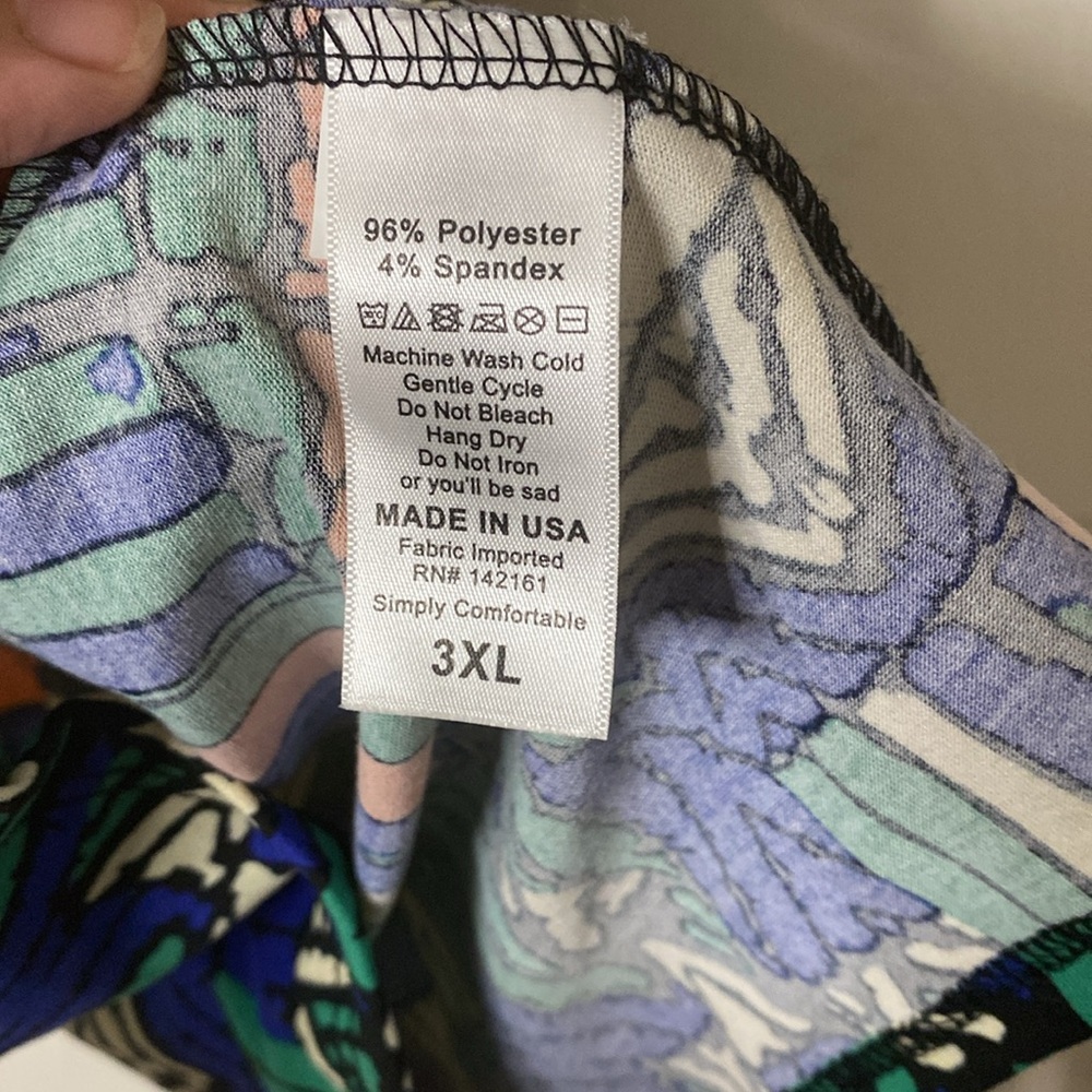 LulaRoe Gigi Top Size 3X - Picture 3 of 7